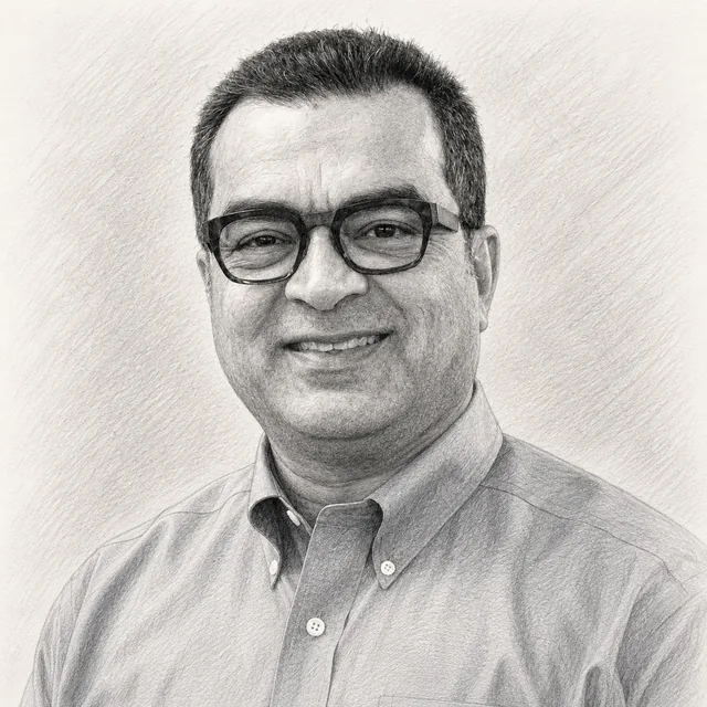 Portrait of Khalid Rizvi