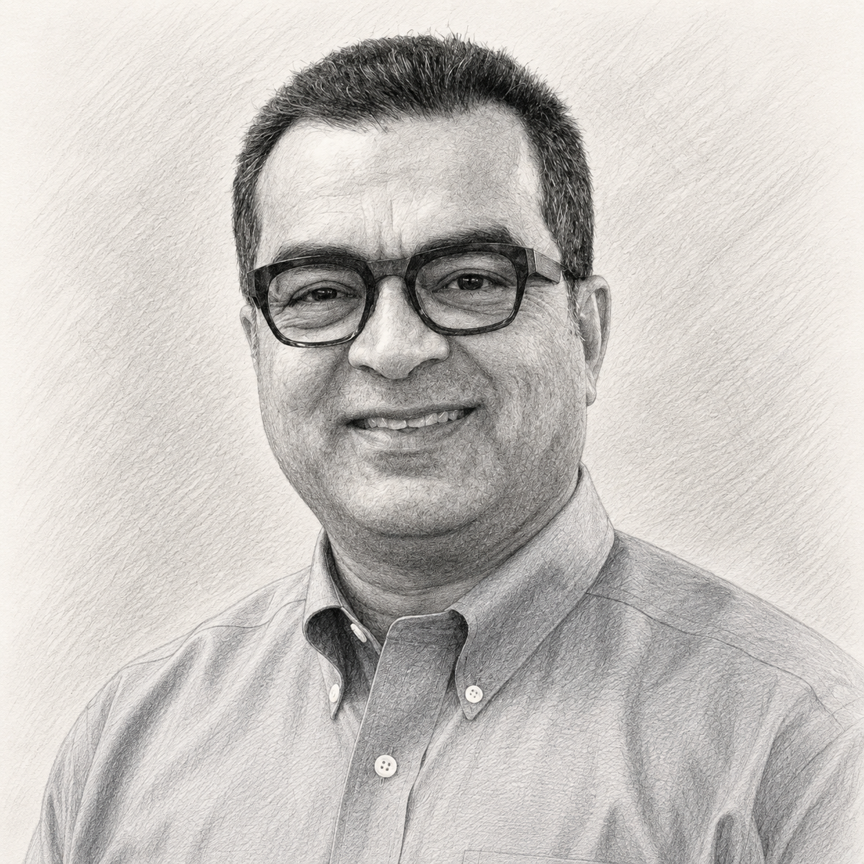 Portrait of Khalid Rizvi